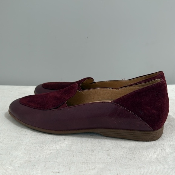 NWT Dansko Women’s Wine Glazed Leather and Suede Loafers size 38 7.5 - Picture 6 of 7